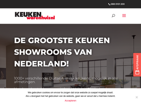 'keukenwarenhuis.nl' screenshot