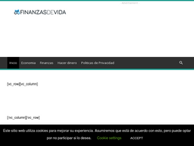 'finanzas-vida.com' screenshot