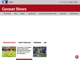 'goonernews.com' screenshot