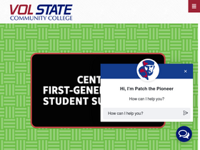 'volstate.edu' screenshot
