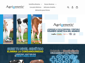 agri-genetic.com homepage screenshot