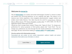 'mycar.lu' screenshot