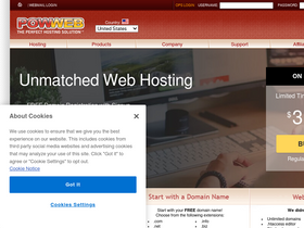 'powweb.com' screenshot