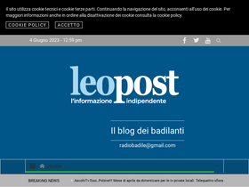 'leonarduzzi.eu' screenshot
