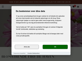 Botania homepage screenshot
