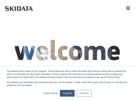 'skidata.com' screenshot