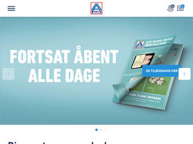 'aldi.dk' screenshot