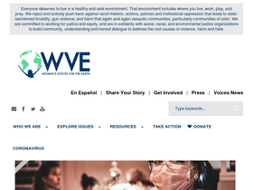 'womensvoices.org' screenshot