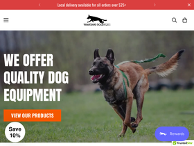 pawsomedogsports.com homepage screenshot