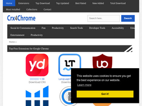'crx4chrome.com' screenshot