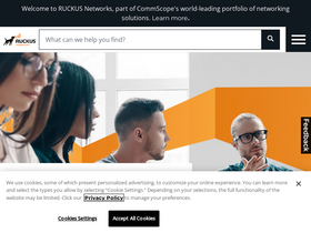 'ruckuswireless.com' screenshot
