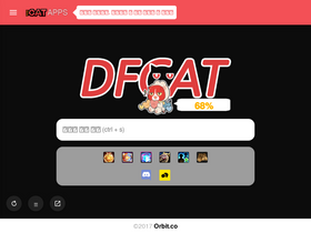 'dfcat.net' screenshot