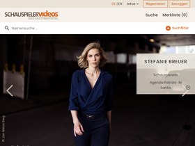 'schauspielervideos.de' screenshot