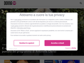 'donnapop.it' screenshot