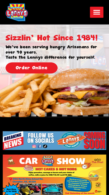 lennysburger.com