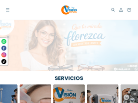 opticavisioncompleta.com homepage screenshot