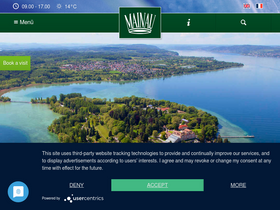 'mainau.de' screenshot