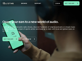 'listnr.com' screenshot