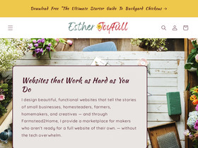 estherjoyfull.com homepage screenshot