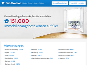 'null-provision.de' screenshot
