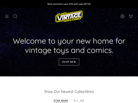 atlantavintagetoys.com homepage screenshot