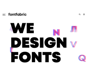 'fontfabric.com' screenshot