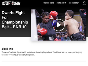 'roughnrowdybrawl.com' screenshot