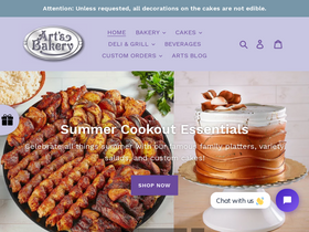 artsbakeryglendale.com homepage screenshot