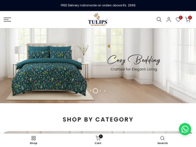 Tulips website screenshot