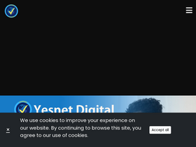 'yesnetdigital.com' screenshot