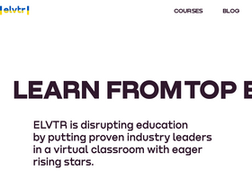 'elvtr.com' screenshot