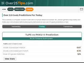 'over25tips.com' screenshot