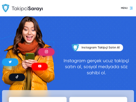 'takipcisarayi.com' screenshot