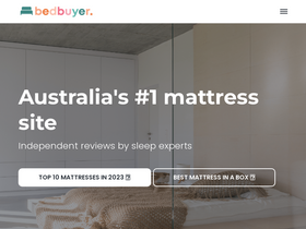 'bedbuyer.com.au' screenshot