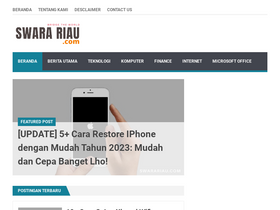 'swarariau.com' screenshot