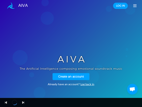 'aiva.ai' screenshot