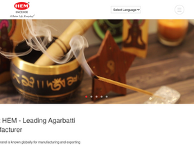 'hemincense.com' screenshot