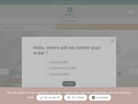 'kadolis.com' screenshot