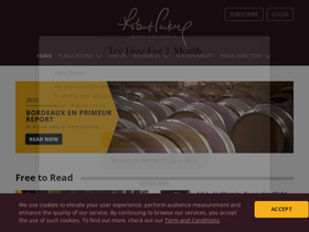 'winejournal.robertparker.com' screenshot
