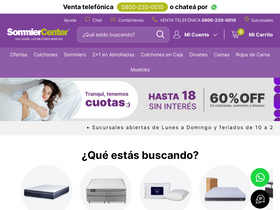 'sommiercenter.com' screenshot