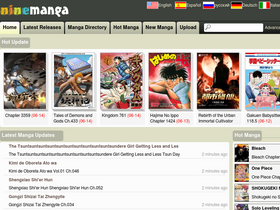'ninemanga.com' screenshot