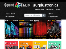 'surplustronics.co.nz' screenshot