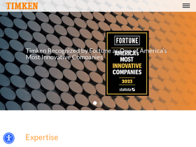 'timken.com' screenshot