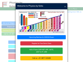 'physicsbyfiziks.com' screenshot