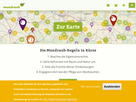 'mundraub.org' screenshot