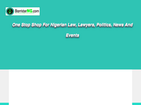 'barristerng.com' screenshot