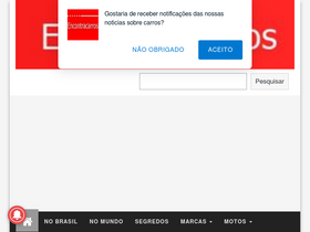'encontracarros.com.br' screenshot
