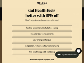 melukaaustralia.com homepage screenshot
