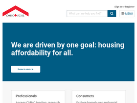 'cmhc-schl.gc.ca' screenshot