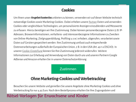 'raetseldino.de' screenshot